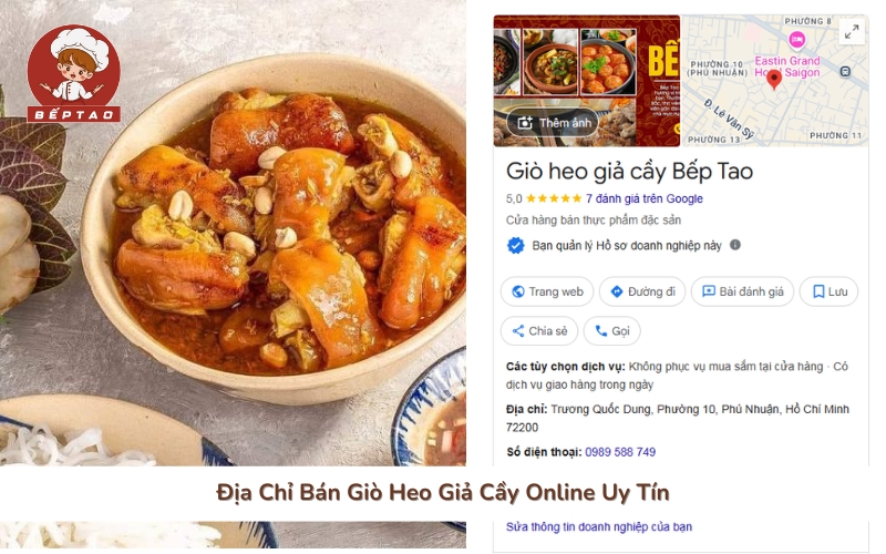 Địa Chỉ Bán Giò Heo Giả Cầy Online Uy Tín