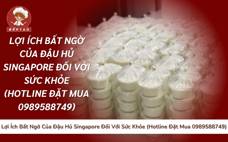 Lợi Ích Bất Ngờ Của Đậu Hủ Singapore Đối Với Sức Khỏe (Hotline Đặt Mua 0989588749)
